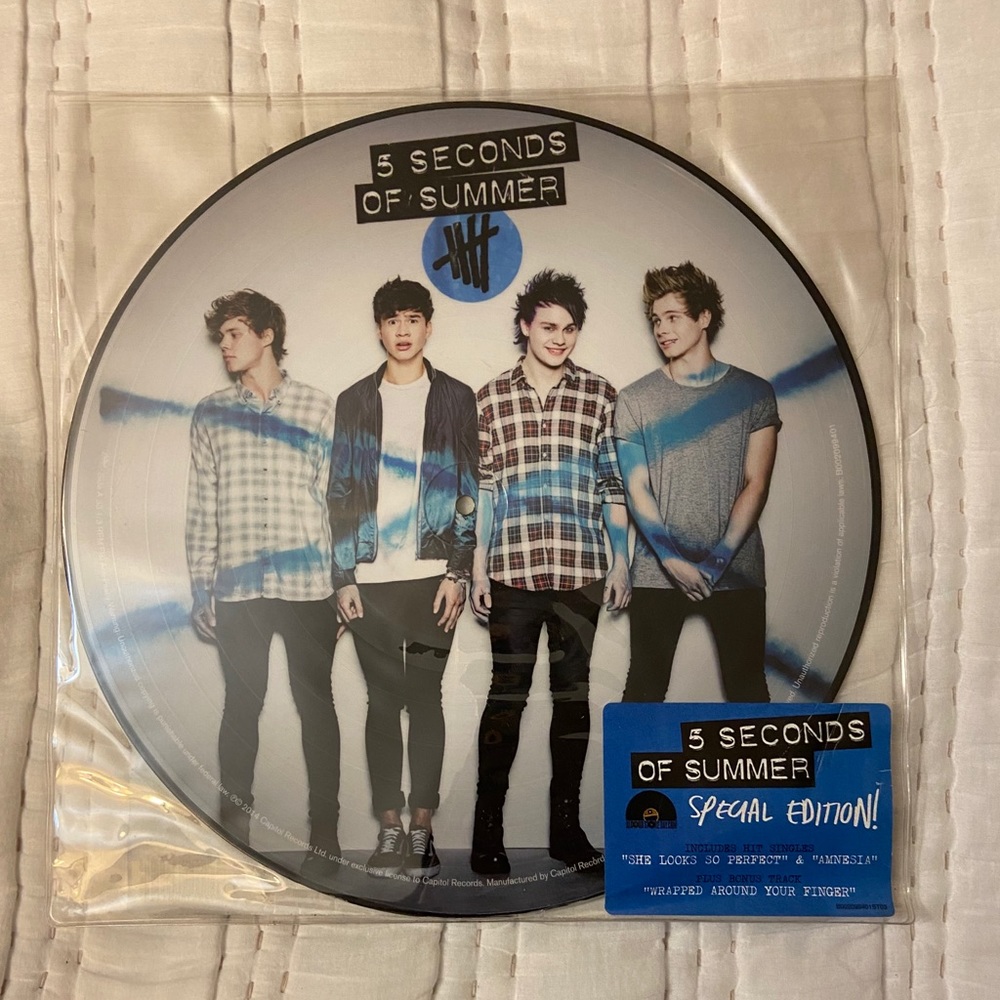 5 Seconds of Summer (5SOS) Picture Vinyl